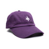 Dad Hat - Leaf - Purple/White