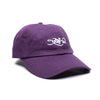 Dad Hat - Classic Logo - Purple/White