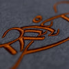 Classic Logo Hoodie - Charcoal/Copper