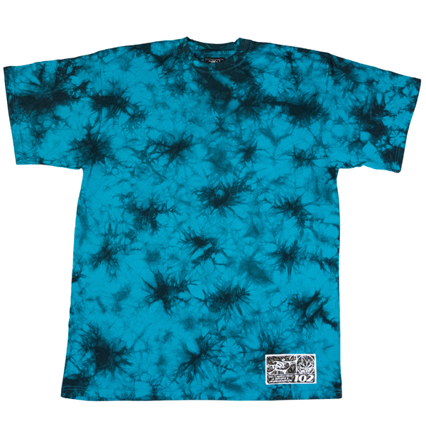 Blank Tee - Tye Dye - Teal