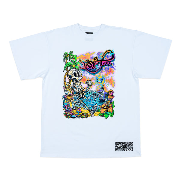 Skeletrip - White Tee