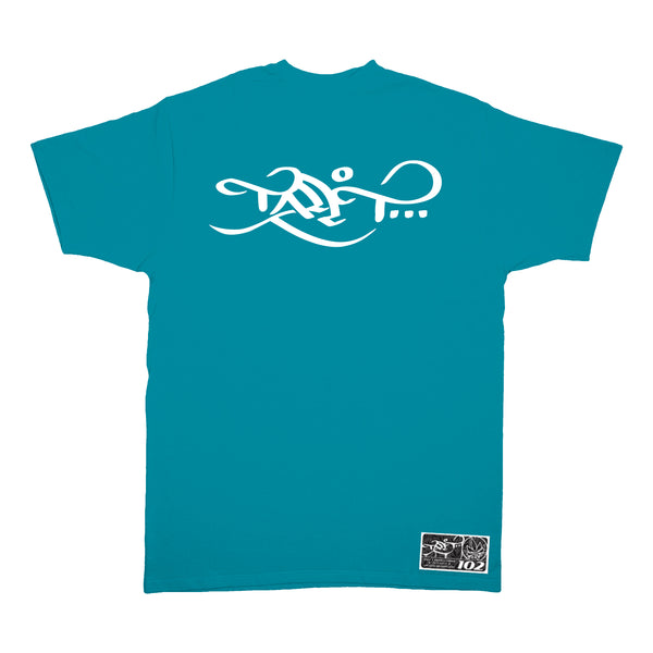 Classic Logo – Teal/White