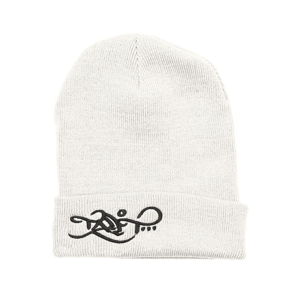 Beanie - White / Black