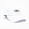 Dad Hat - Classic Logo - White/Black